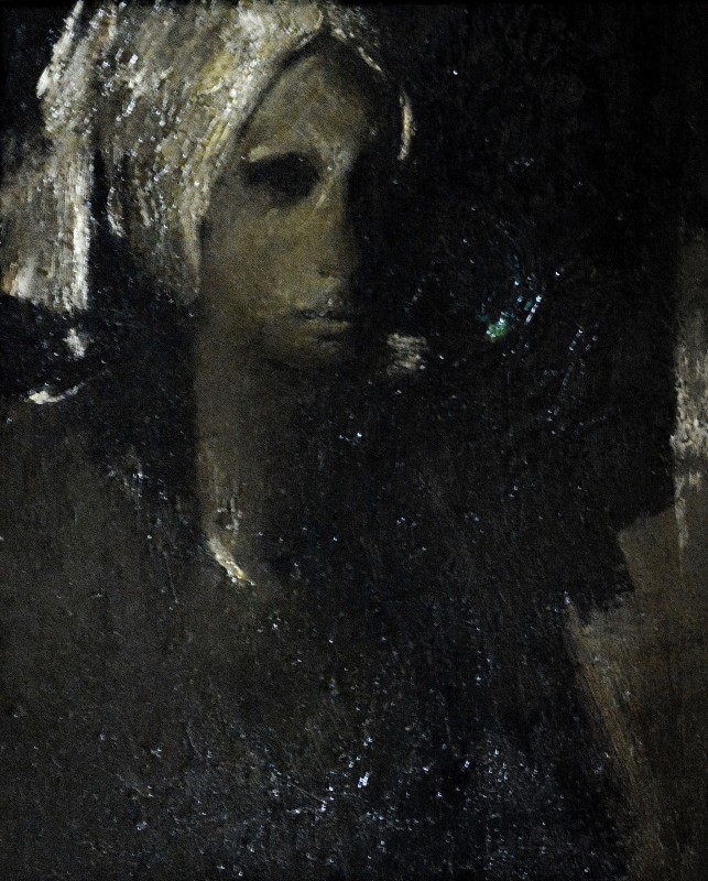 "Copy. Long term" by Victor Teslaru, 520x420mm, Oil on paper