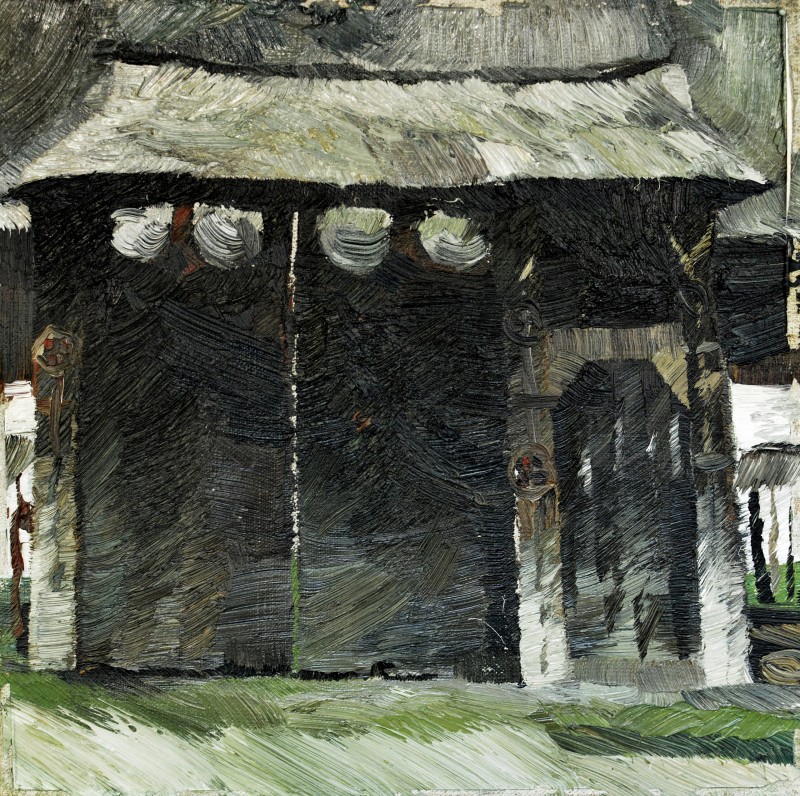 "Motiv. Sibiu ASTRA" by Думитру Джосану, 2012, 300x300mm, масло / холст