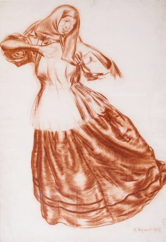 "Drawing. Figure" by Vasilii Ivanovic Suchaev