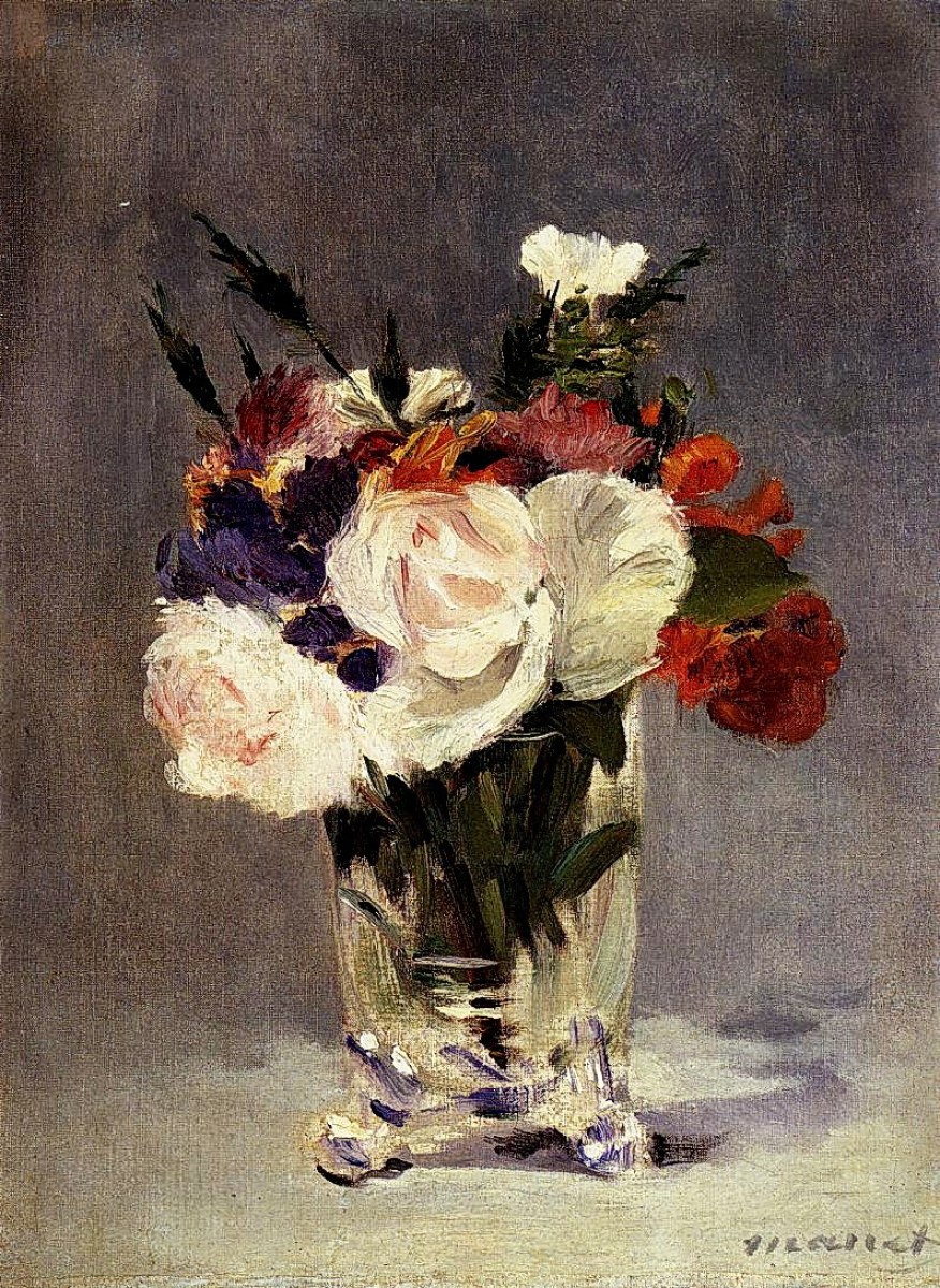 "Pictură. Flori" by Édouard Manet