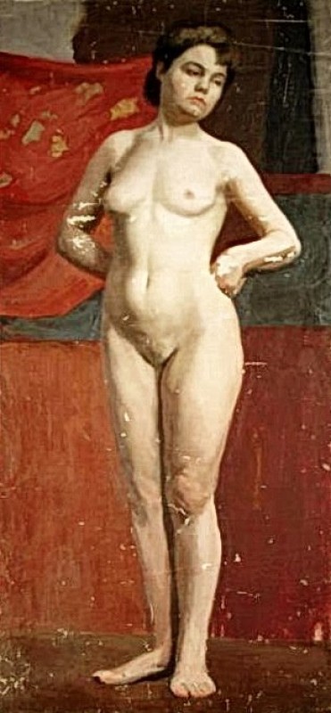 "Painting. Nude" by I. S. Dolmatov