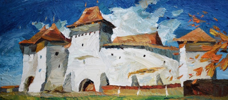 "Pleinair. Pleinair romania" by Doina Mîndrean, oil on canvas