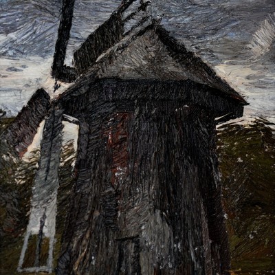 "Moară. Sibiu ASTRA" by Alexandra Clapatiuc, 2012, 300x250mm, oil on canvas