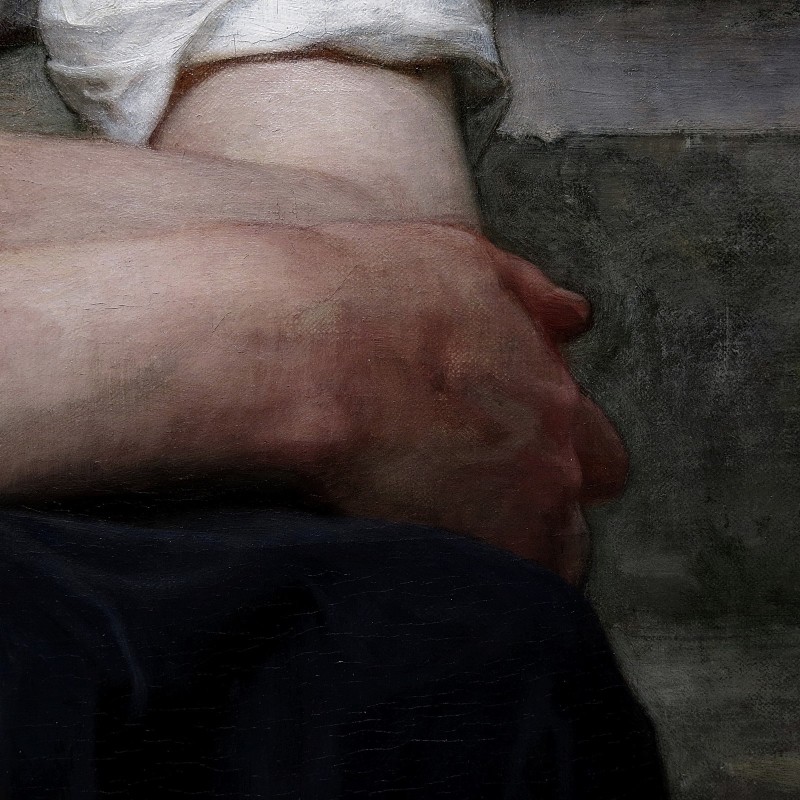 "Painting. Gypsum, head, hands, feet" by William-Adolphe Bouguereau