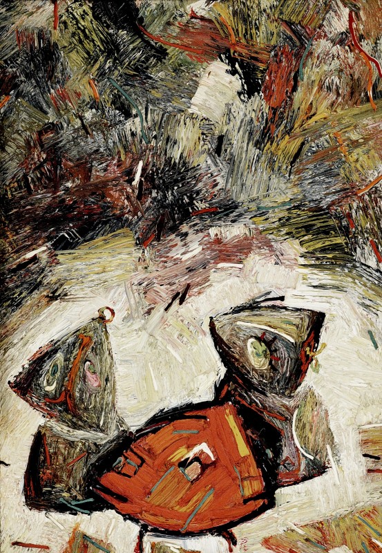 "Etude" by Anatol Ghimpu, 1994, 1000x700mm, oil on canvas