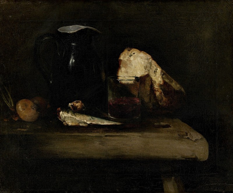 "Pictură. Natură statică" by Théodule Ribot