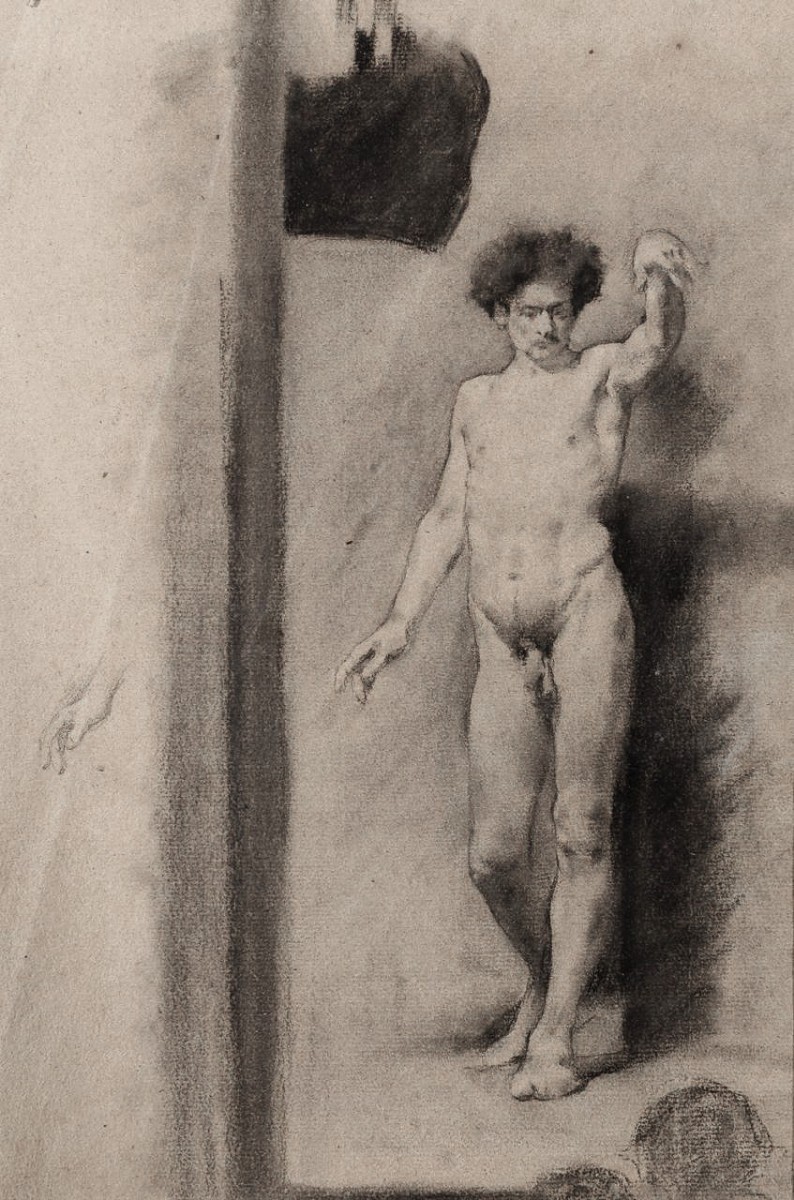 "Drawing. Nude" by José Villegas Cordero