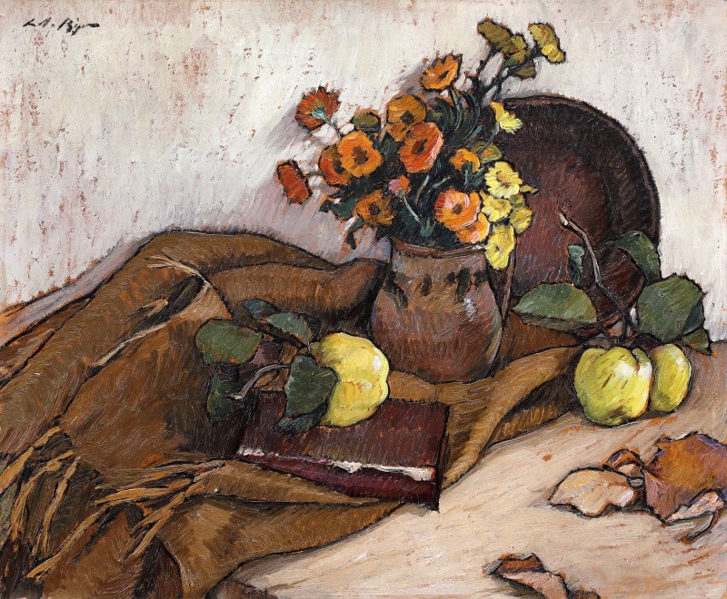 "Pictură. Natură statică" by Leon Biju