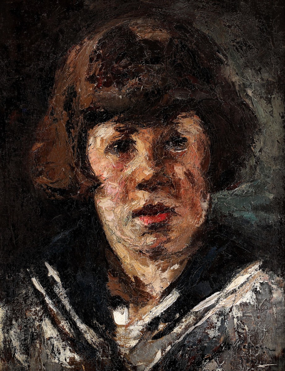 "Painting. Portrait" by Gheorghe Petrașcu