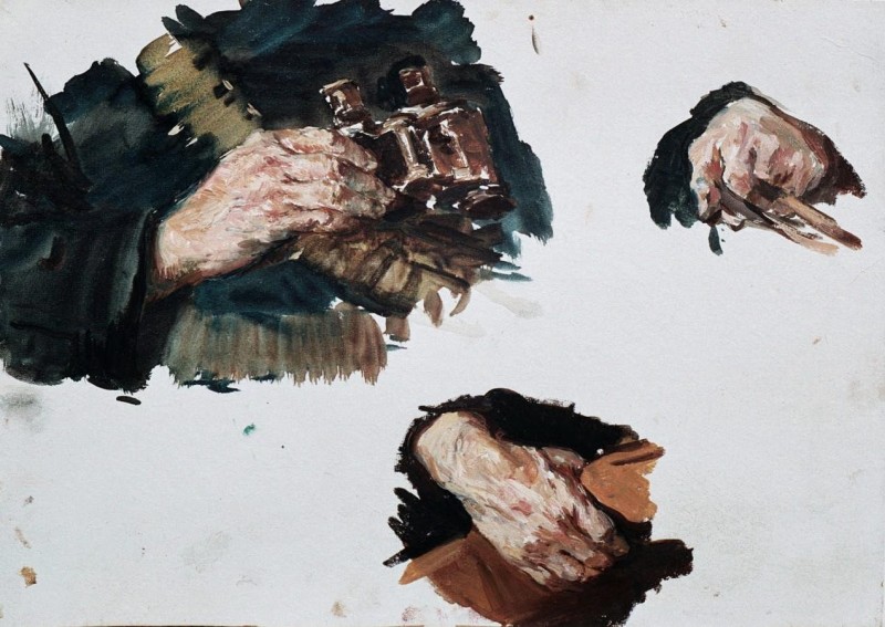 "Pictură. Gips, cap, mâini și picioare" by Evsey Evseevich Moiseenko