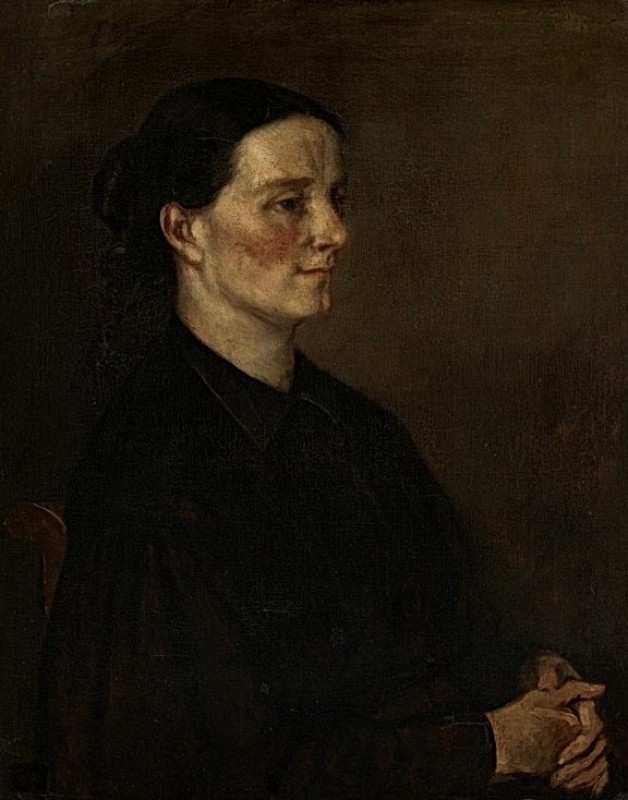 "Painting. Portrait" by Gustave Courbet
