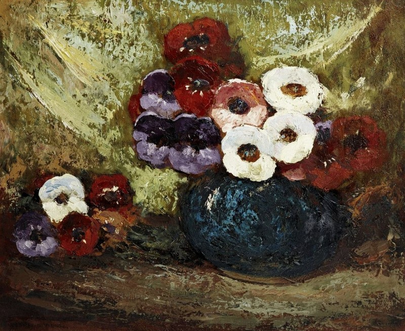 "Pictură. Flori" by Charles Henri Gaston Dagnac Rivière