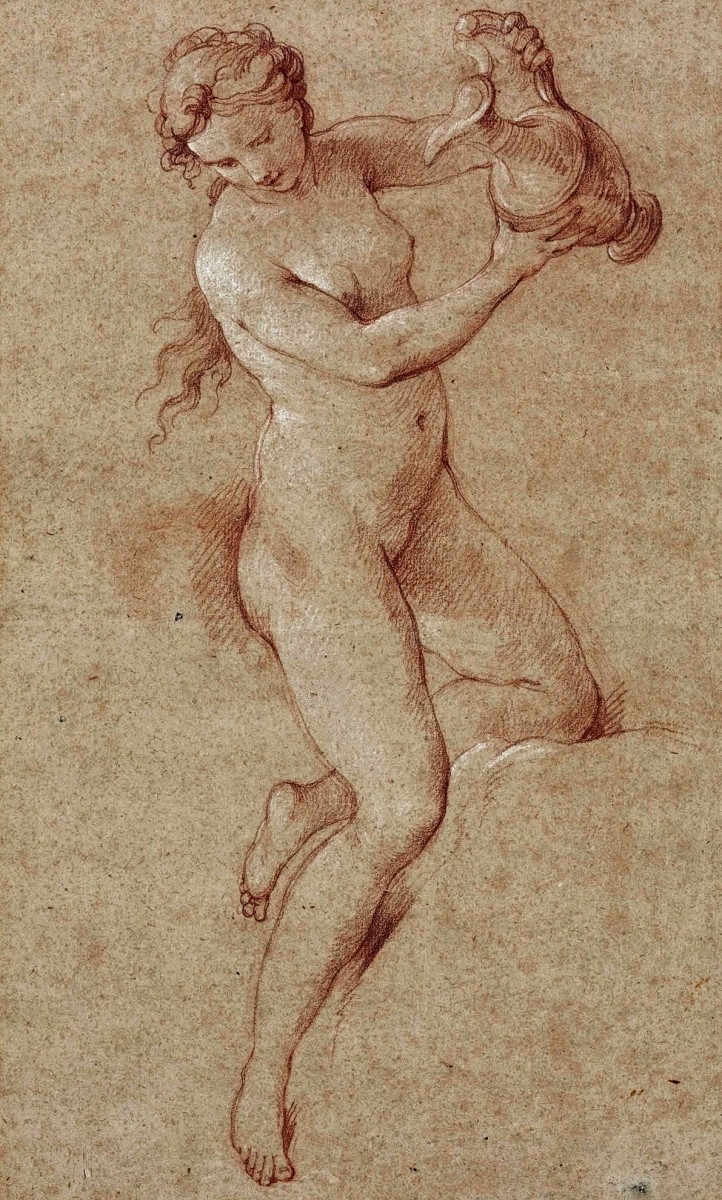 "Desen. Nud" by Charles-Joseph Natoire