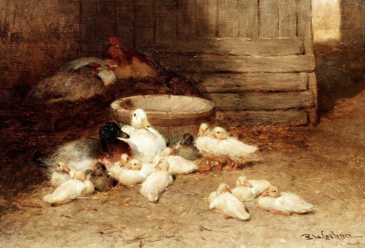"Painting. Animals" by Philibert Leon Couturier