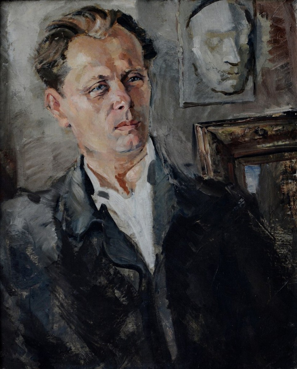 "Pictură. Portret" by Gheorghe Juster