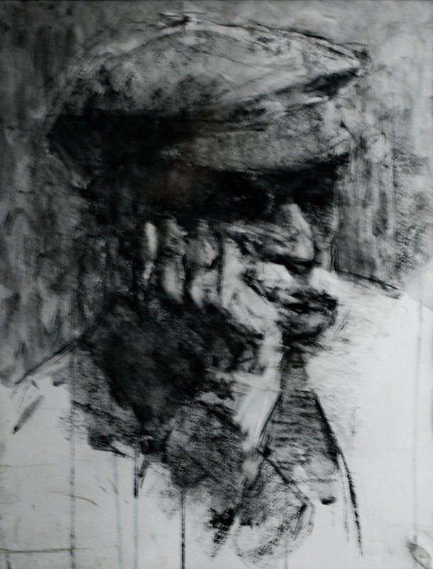 "Portret cu mâini" by Victor Teslaru, 2015