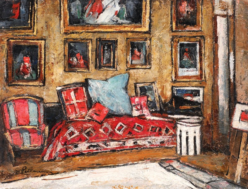 "Composition" by Gheorghe Petrașcu