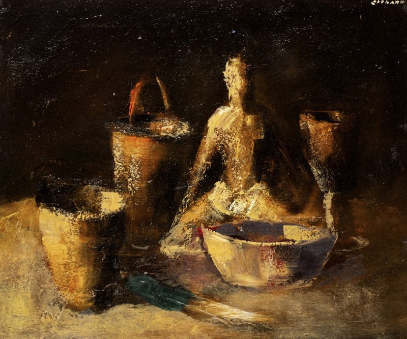 "Pictură. Natură statică" by Mircea Ciobanu