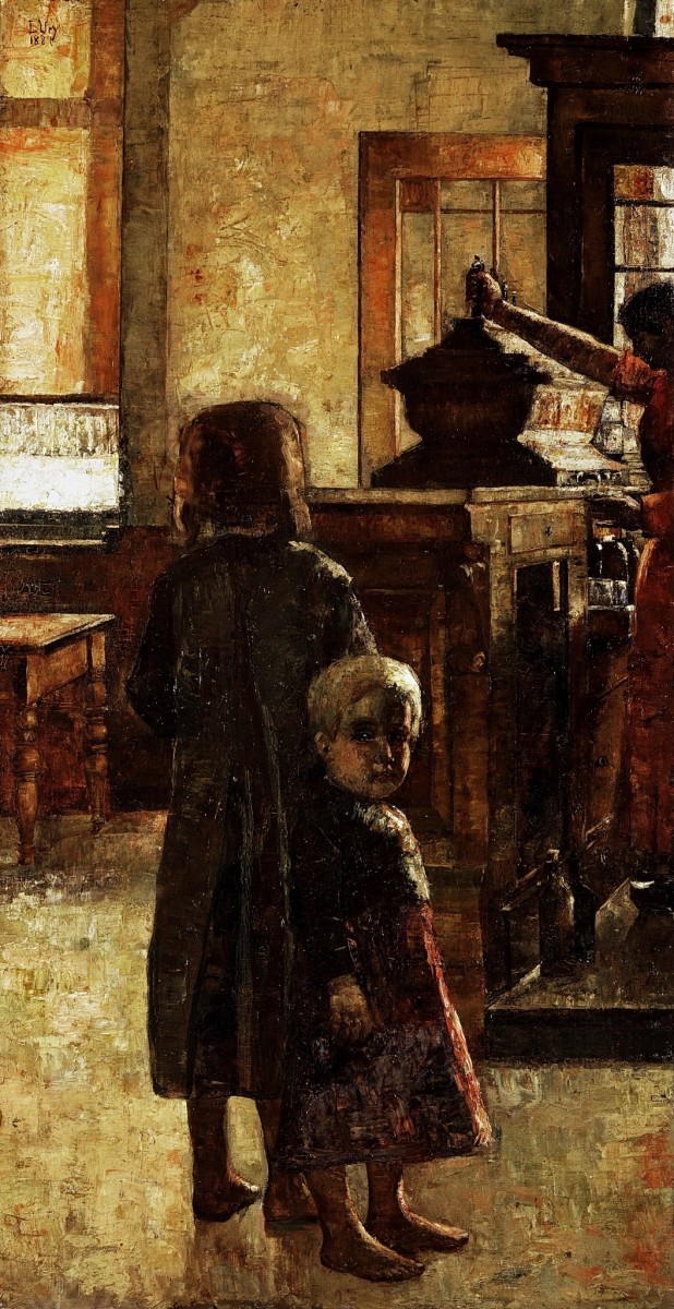 "Compoziție. Oameni" by Lesser Ury