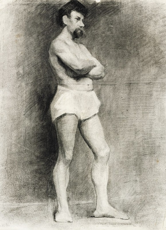 "Drawing. Nude" by Marie Krøyer