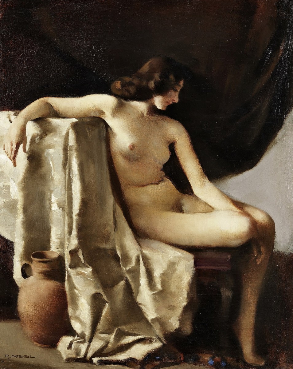 "Painting. Nude" by Rudolf Nissl