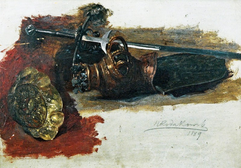 "Painting. Still life" by Henryk Rodakowski
