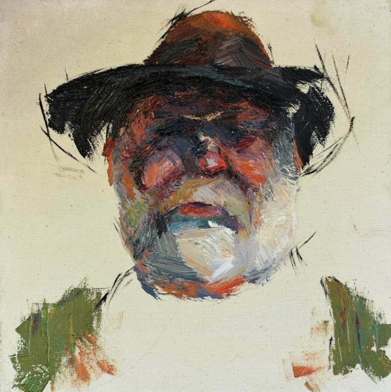 "Portret. Tibi" by Кристина Демиан, 2015, 300x300mm, масло / холст