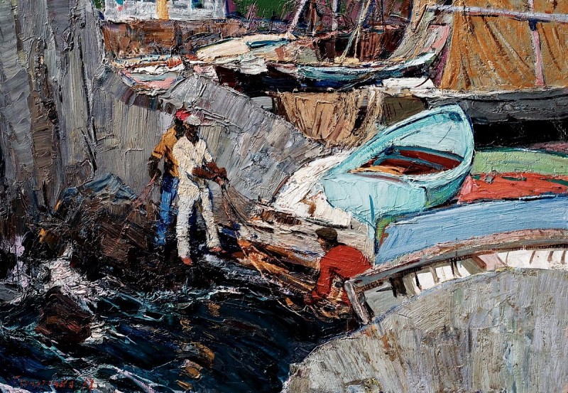 "Composition" by Pyotr Kuzmich Stolyarenko
