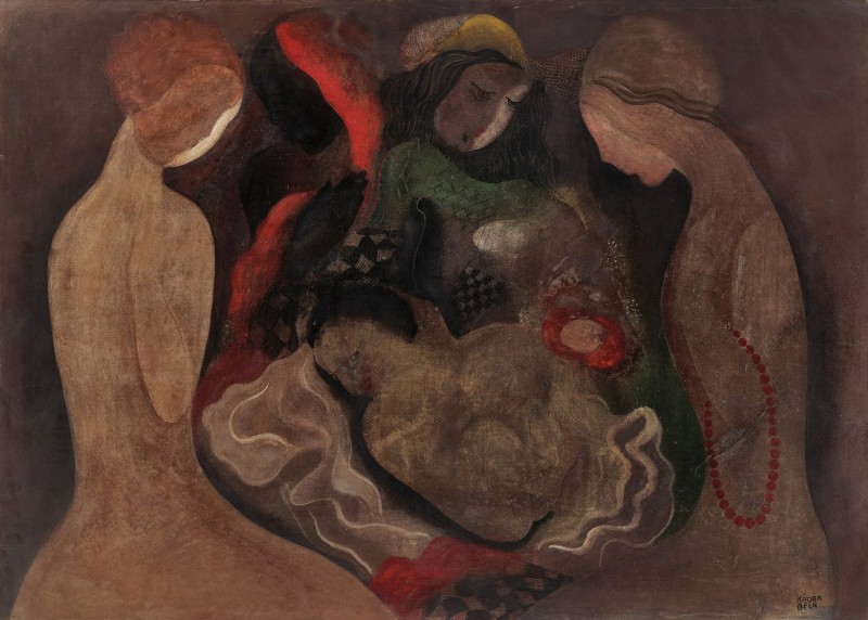 "Композиция. Люди" by Béla Kádár