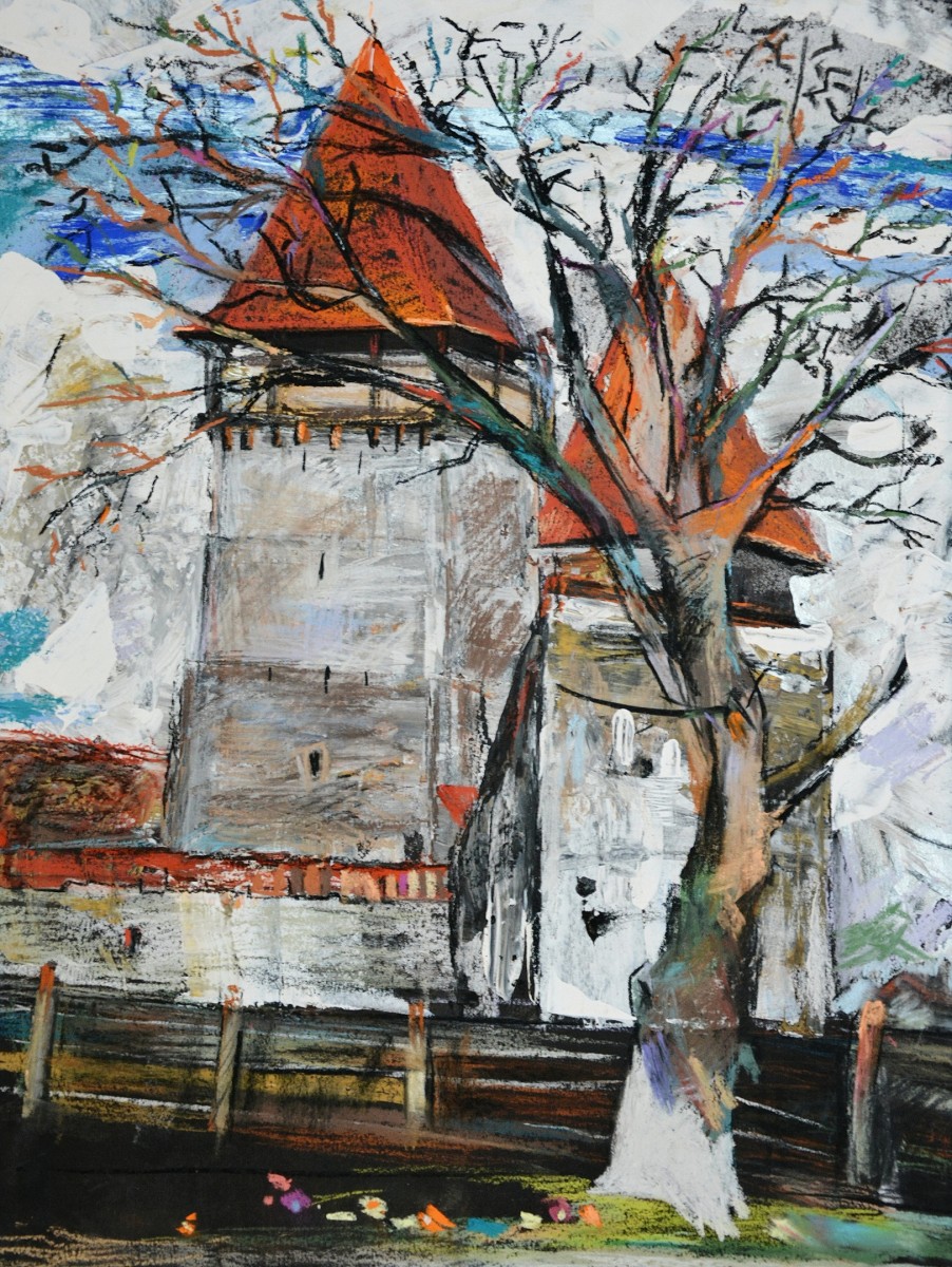 "Painting. Pleinair. Pleinair romania" by Vlada Cibuc, oil on canvas