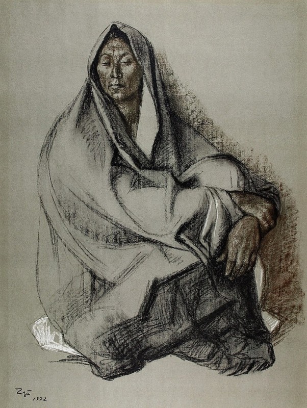 "Drawing. People" by Francisco Zúñiga