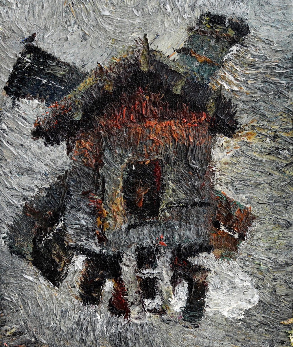 "Moară. Sibiu ASTRA" by Виcтор Теслару, 2015, 300x250mm, масло / холст