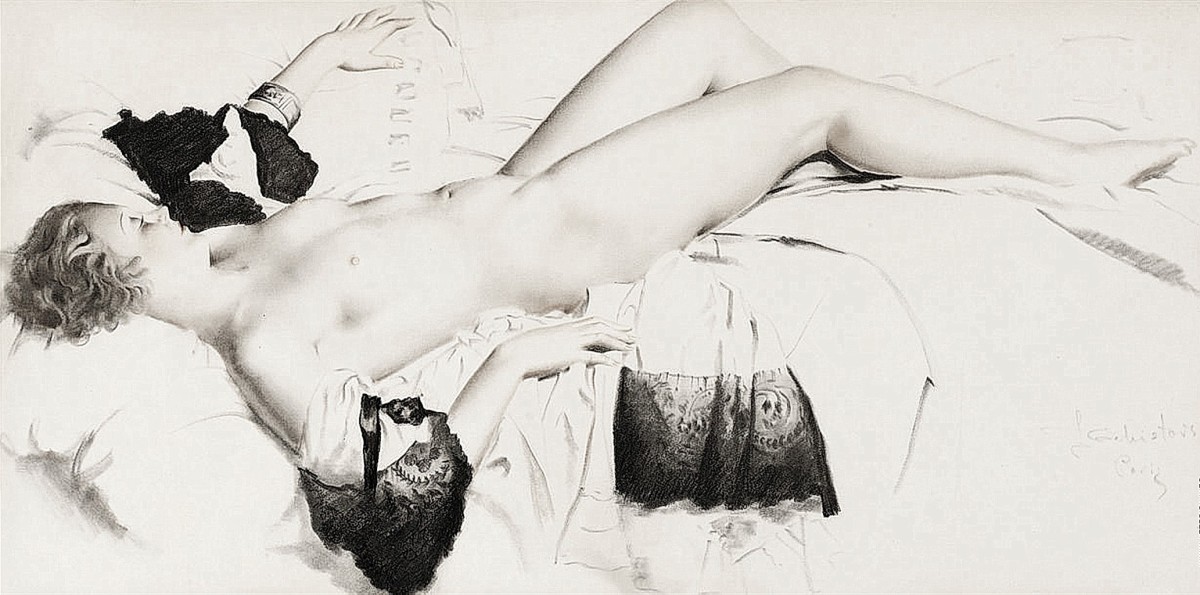 "Desen. Nud" by Lev Smagardovich Tschistovsky