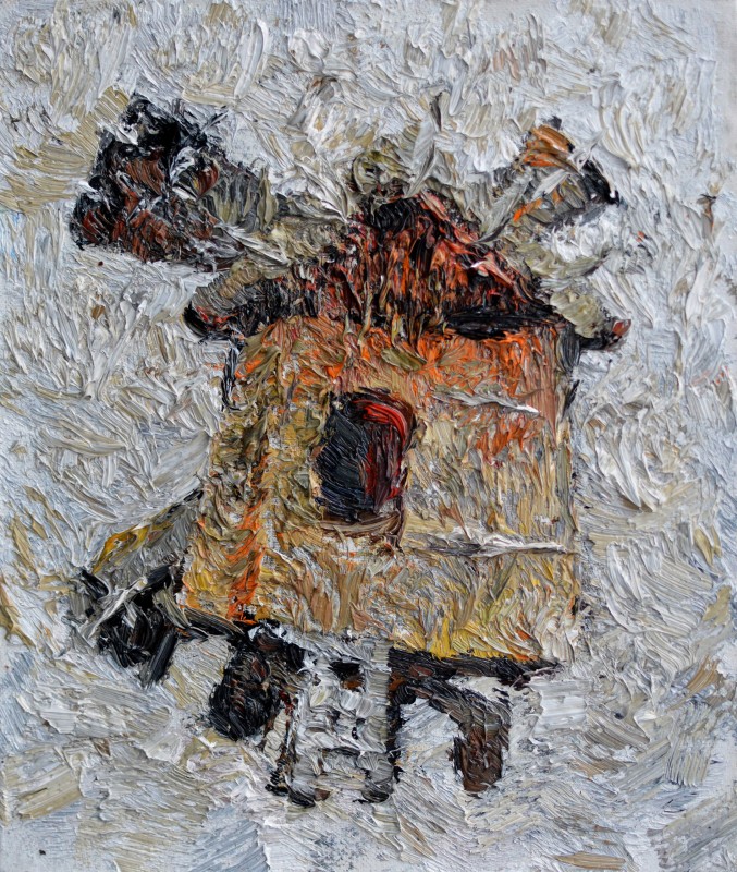 "Живопись. Пленэр. Абстракт. Продолжительный" by Василе Cорецчии, 300x250mm, масло / холст