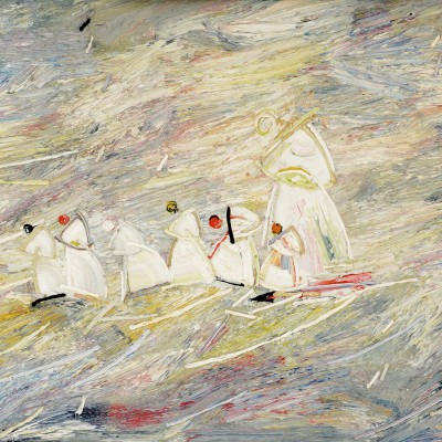 "Dănuț. Tenuțu" by Анатол Гимпу, 1995, 820x1200mm, масло / холст