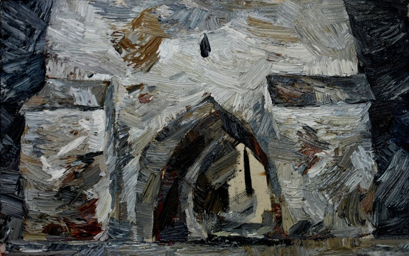 "Painting. Pleinair. Pleinair romania" by Andriana Popodneac, oil on canvas