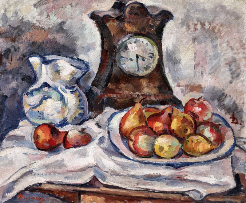 "Pictură. Natură statică" by Nicolae Dărăscu