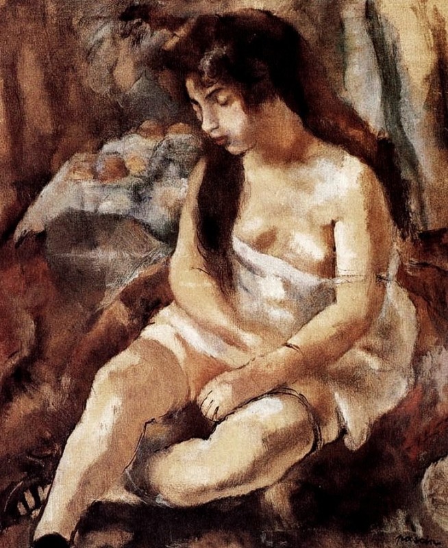 "Pictură. Nud" by Jules Pascin