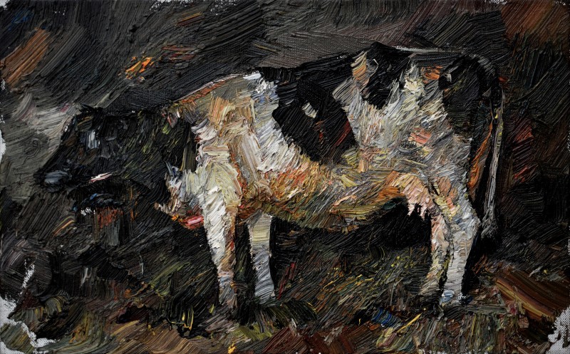 "Painting. Pleinair. Long term" by Gheorghe Lisița, 250x400mm, oil on canvas