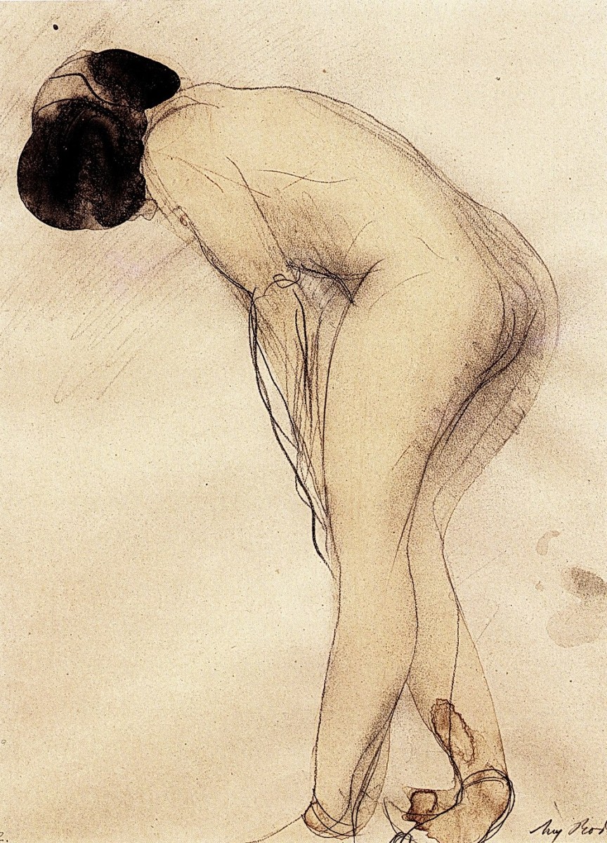 "Drawing. Nude" by Auguste Rodin