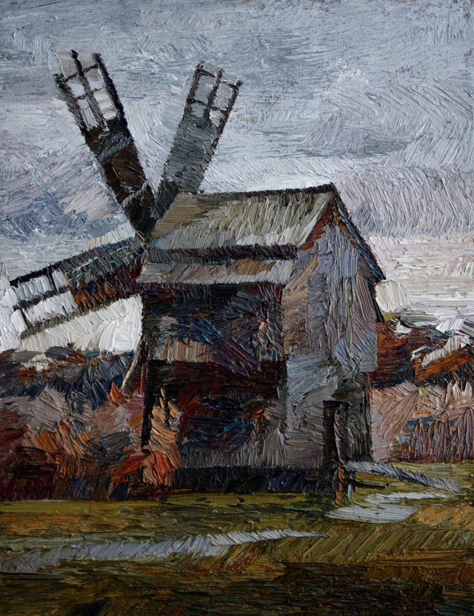 "Живопись. Пленэр. Пленэр в Румынии" by Думитрица Знаида, масло / холст