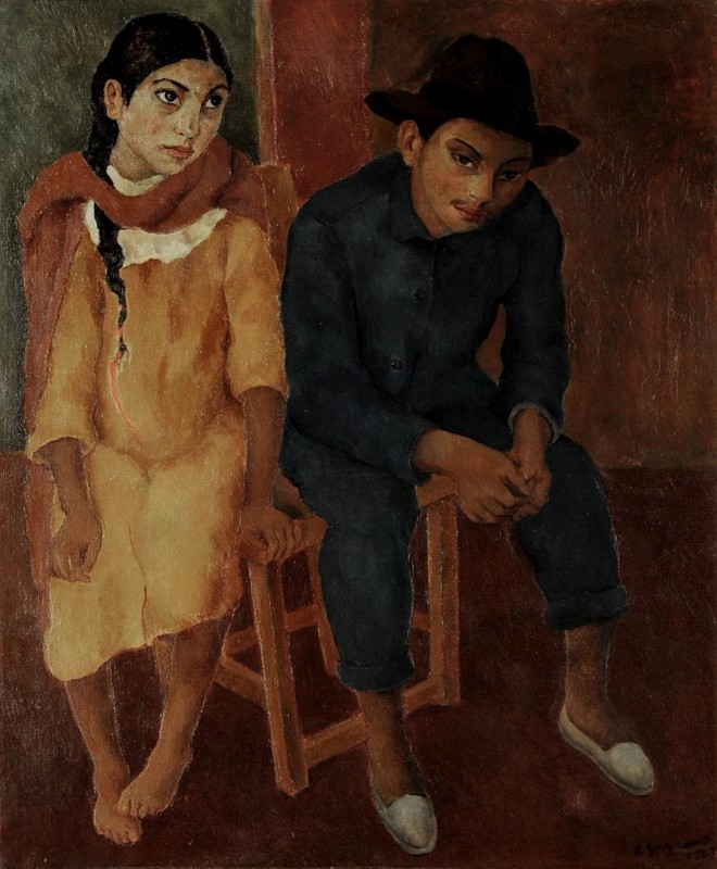 "Painting. People" by Ramón Gómez Cornet