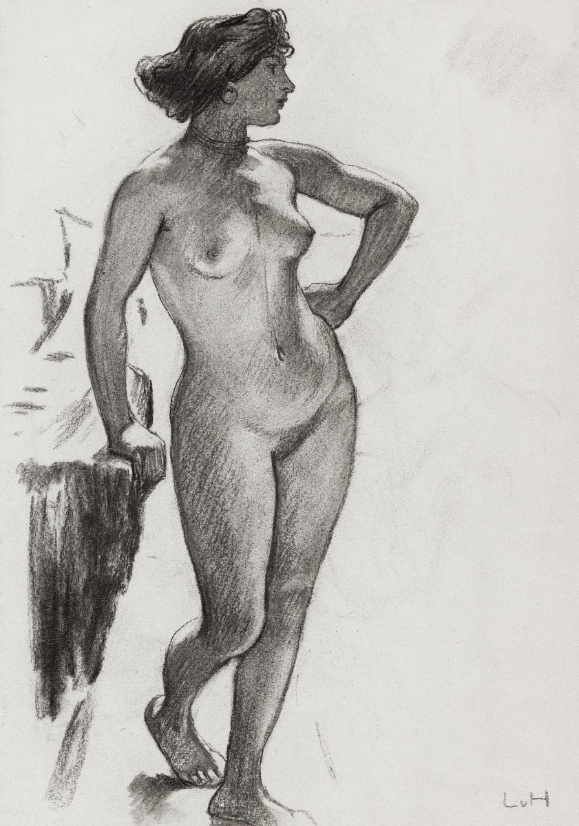 "Drawing. Nude" by Ludwig von Hofmann