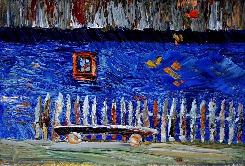 "Painting. Pleinair. Long term" by Vlada Cibuc, 200x300mm, oil on canvas