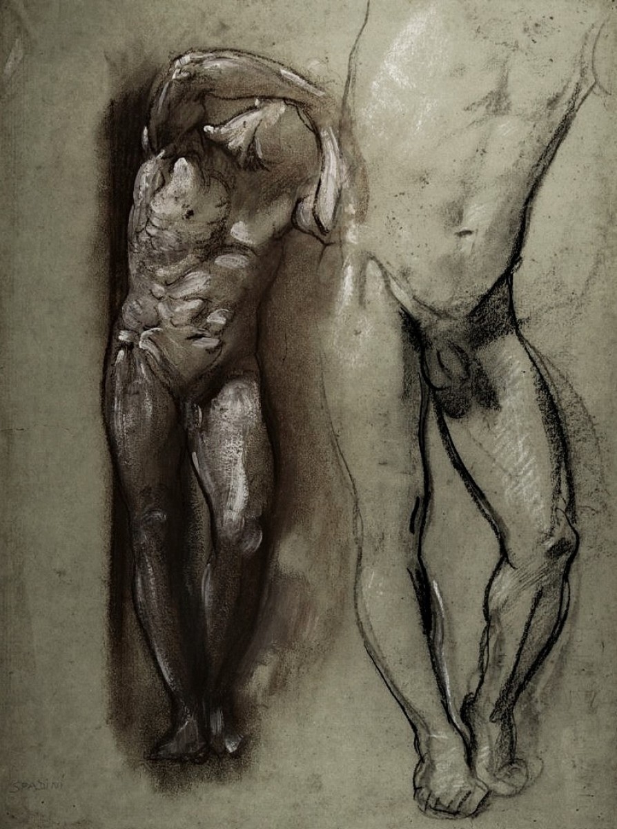 "Drawing. Nude" by Armando Spadini