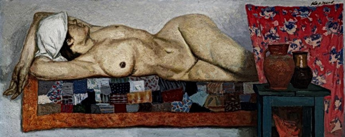 "Painting. Nude" by Geliy Korzhev