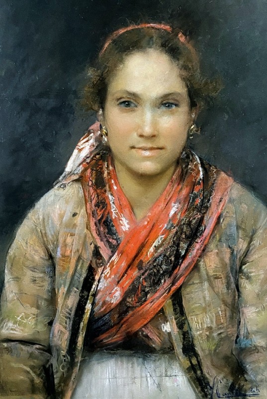 "Painting. Portrait" by Vincenzo Caprile