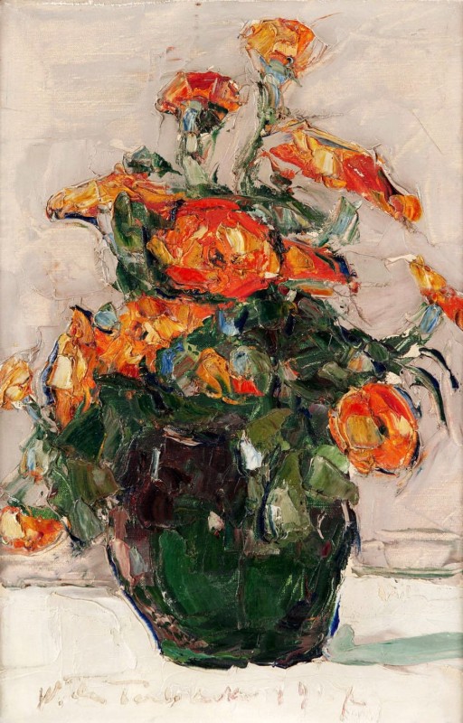 "Painting. Flowers" by Wlodzimierz Terlikowski