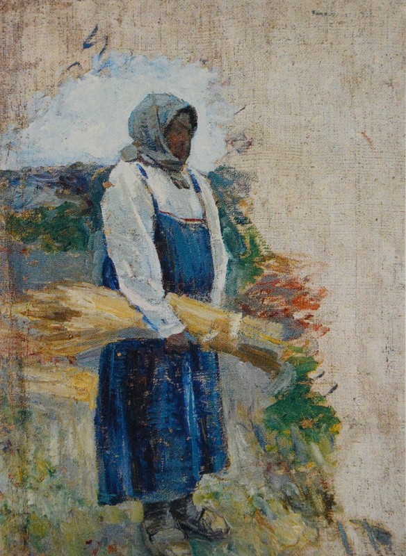 "Painting. Figure" by Victor Elpidiforovich Borisov-Musatov