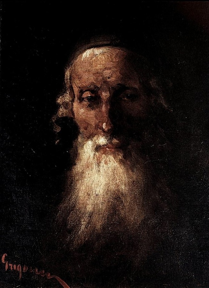 "Pictură. Portret" by Nicolae Grigorescu